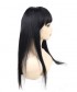 150% Density Straight Wig with Bang 360 Invisilace Frontal Human Hair Wigs